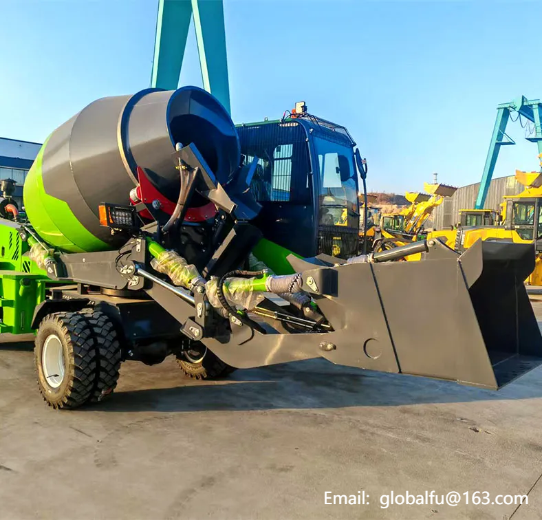 2 Self-Loading Concrete Mixer