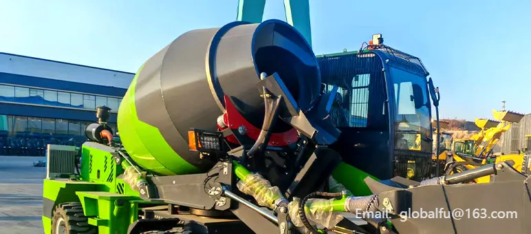 2 Self-Loading Concrete Mixer