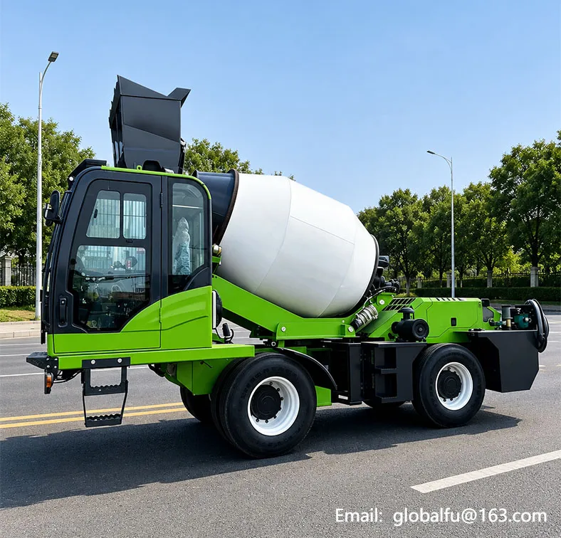 Small Concrete Mixer Options for Rural and Tight-Access Sites 5 3.5CBM Self-Loading Concrete Mixer