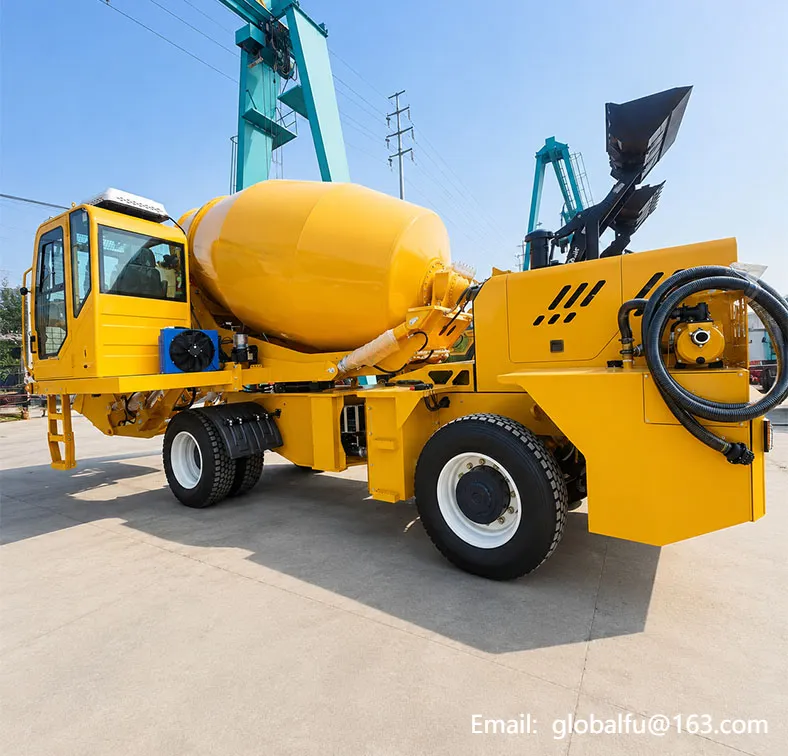 6.5 CBM Self-Loading Concrete Mixer Truck