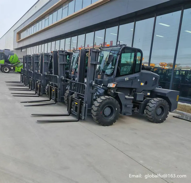 Rough-terrain forklift