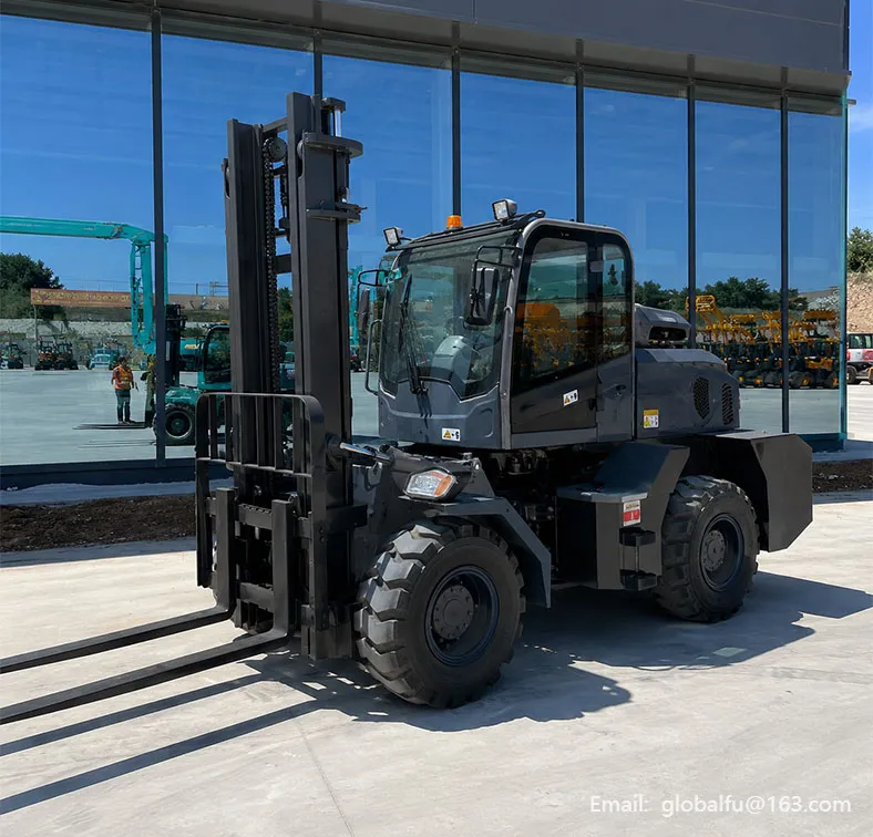 Rough-terrain forklift