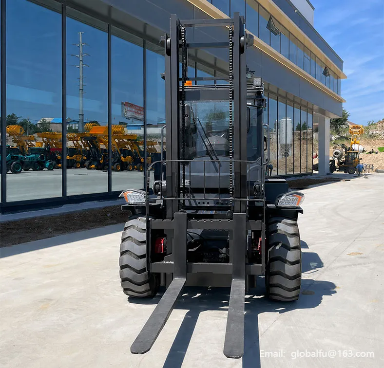 Rough-terrain forklift
