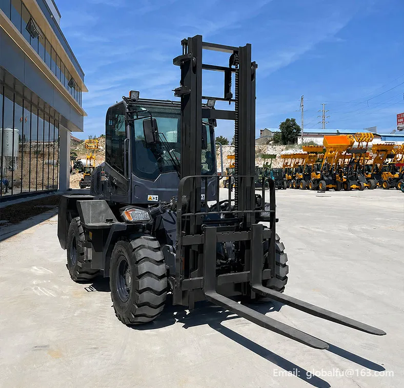 Rough-terrain forklift