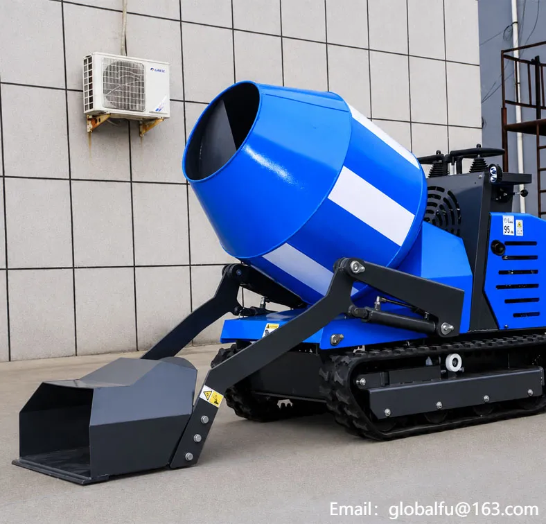 Crawler Self-Loading Concrete Mixer