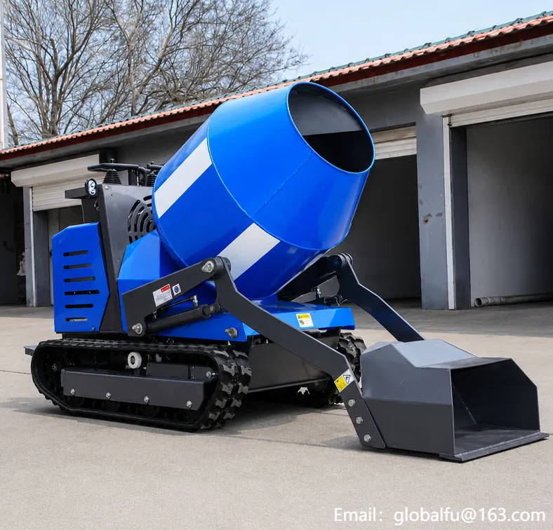 Crawler Self-Loading Concrete Mixer