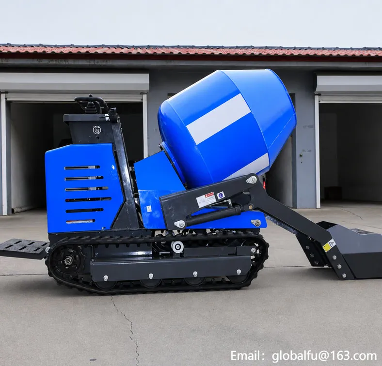 Crawler Self-Loading Concrete Mixer