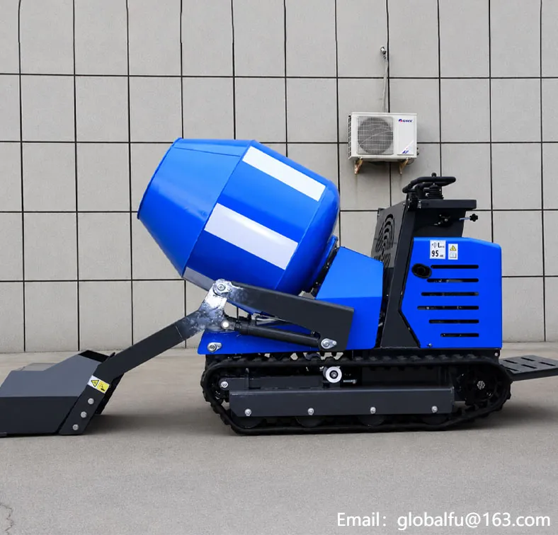 Small Concrete Mixer Options for Rural and Tight-Access Sites 6 Crawler Self-Loading Concrete Mixer