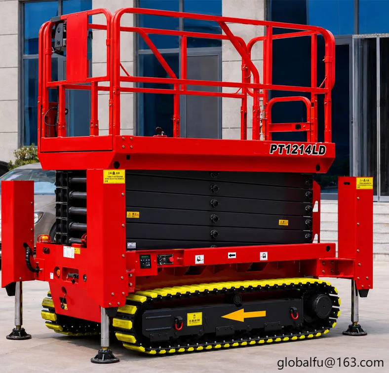 PT1214LD Crawler Scissor Lift Platform