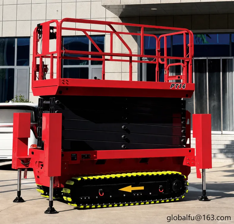 PT1416LD Crawler Scissor Lift Platform