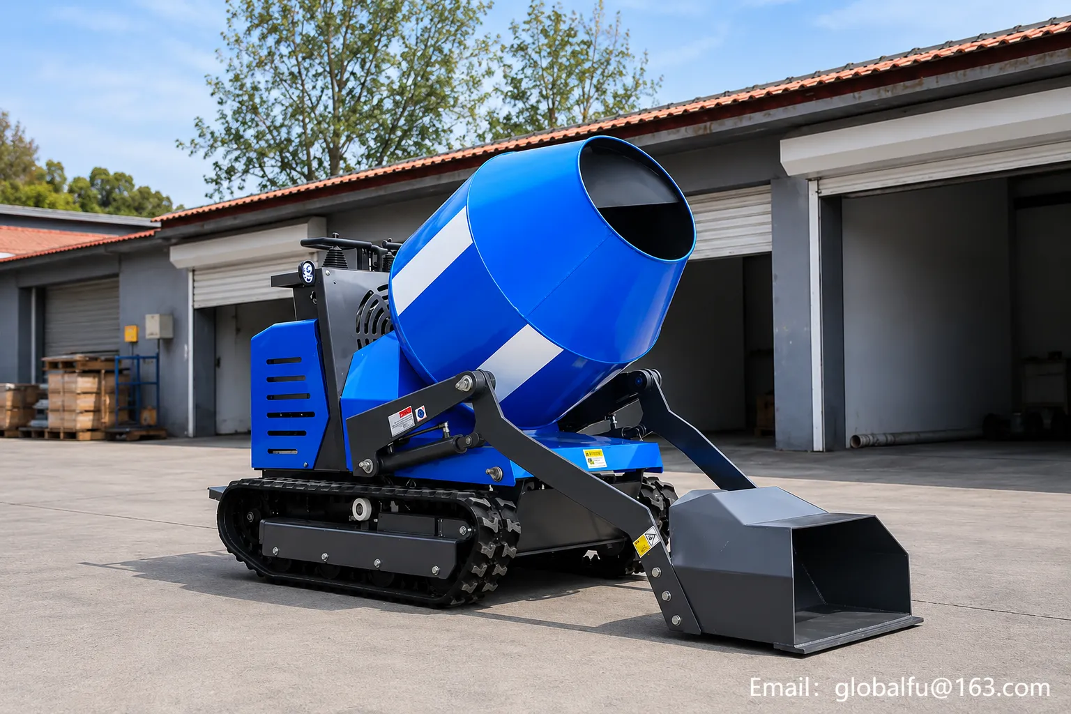 Self-Loading Concrete Mixers: Output Capacity, Drum Rotation and Drive Configuration Explained